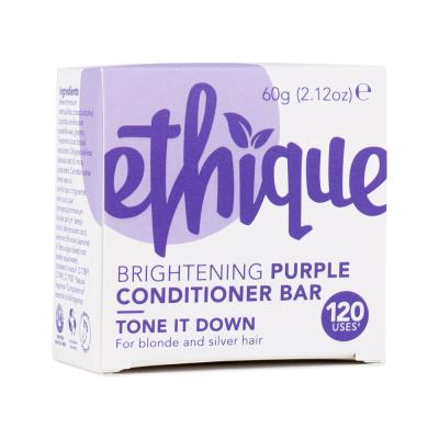 Ethique Bar Conditioner Brightening Purple Tone It Down (For Blonde and Silver Hair) 60g